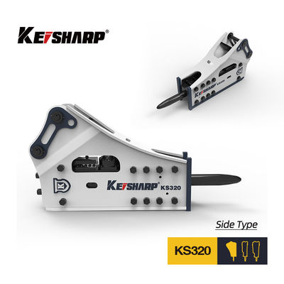 KS320 loại bên Hydraulic Breaker 155mm Chisel Rock Breaker