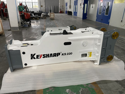 KS220 loại im lặng Hydraulic Excavator Breaker đường kính chisel 190mm