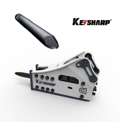 Máy đào gắn bên loại Hydraulic Breaker với đường kính chisel 190mm