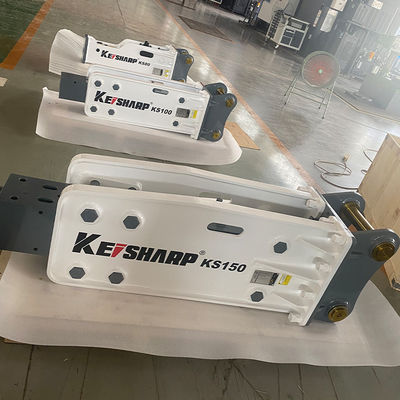 100mm chisel KEISHARP KS150 Top Type Hydraulic Breaker cho máy đào mini