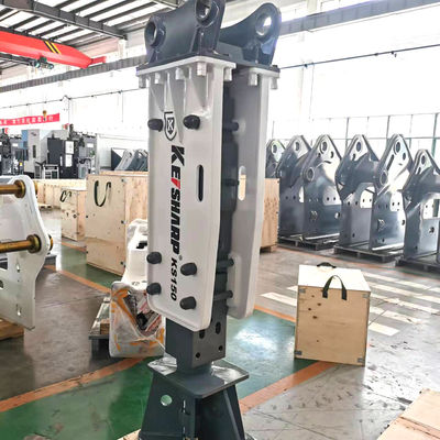 KS150 Máy đào thủy lực Máy phá bê tông loại trên cho luyện kim / đường cao tốc