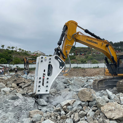 KS120 loại bên Hydraulic Breaker 85mm Chisel Excavator Breaker bê tông