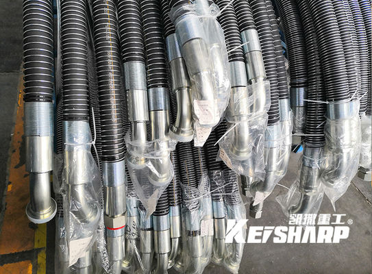 Máy đào Hydraulic Rock Breaker Piping Kit Pipe Clamp Hydraulic Oil Hose Piping