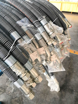 Máy đào Hydraulic Rock Breaker Piping Kit Pipe Clamp Hydraulic Oil Hose Piping