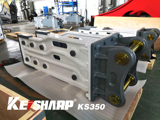 KS350 loại cao nhất Hydraulic Breaker 165mm Diameter Chisel cho máy đào 35-40 tấn
