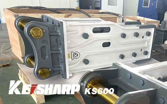 KS600 loại cao nhất Hydraulic Breaker 205mm Diameter Chisel cho máy đào 55-65 tấn