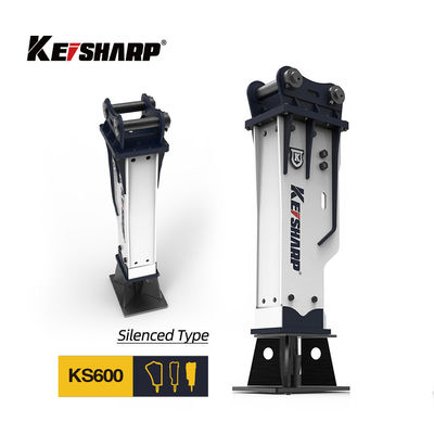 Đối với máy đào 55-65 tấn KS600 Box Type Hydraulic Breaker Diameter Chisel 205mm