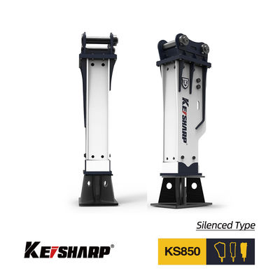 230mm Chiesel đường kính 80-120 tấn Excavator Hydraulic Rock Breaker KS850