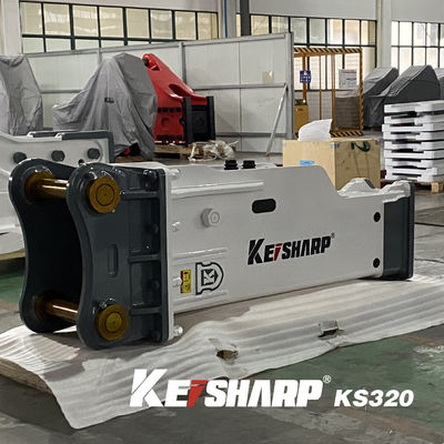 KS550 200mm Chisel Box Type Excavator Hydraulic Breakers cho khai thác mỏ / luyện kim