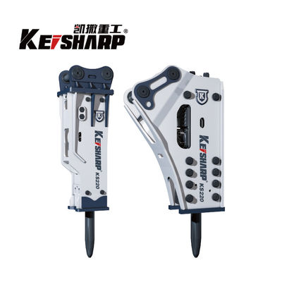 KS220 Bấm tắt / Bên cạnh / Đầu loại Hydraulic Breaker Hammer cho máy đào
