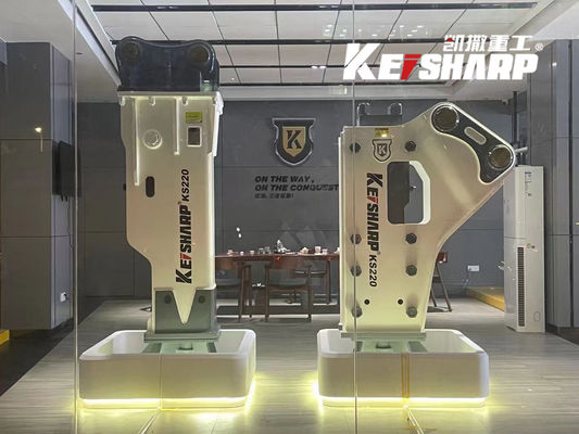KS220 Bấm tắt / Bên cạnh / Đầu loại Hydraulic Breaker Hammer cho máy đào