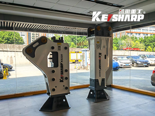 KS220 Bấm tắt / Bên cạnh / Đầu loại Hydraulic Breaker Hammer cho máy đào
