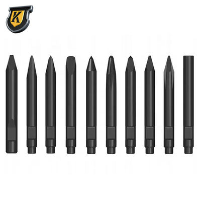 140mm búa khoan phẳng chisel 20 tấn - 27 tấn Excavator đá Breaker chisel