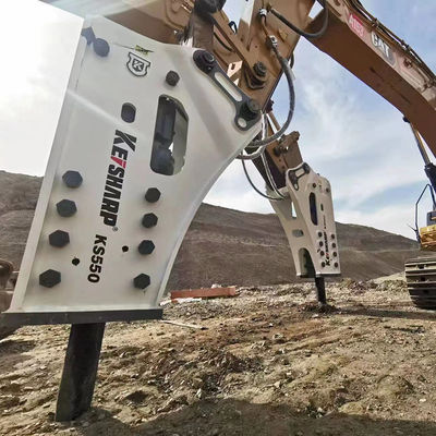 Độ kính 200mm Chisel KS550 Hydraulic Rock Breaker Side Type