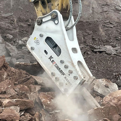 5500Kg KS550 Heavy Hydraulic Rock Hammer Breaker OEM có sẵn