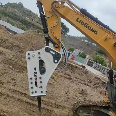 Heavy Hydraulic Stone Breaker cho 50-60ton Excavator Guide / Hình dạng không đều