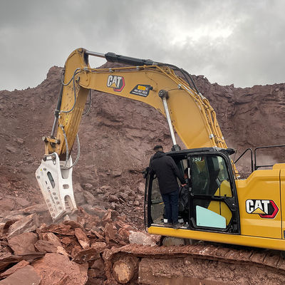 Heavy Hydraulic Stone Breaker cho 50-60ton Excavator Guide / Hình dạng không đều