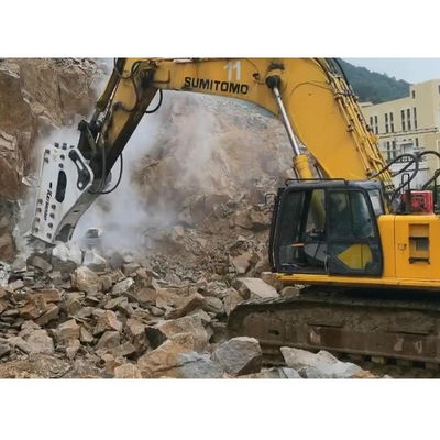 CE chứng nhận tác động thủy lực Top Breaker đá khoan đính kèm cho đá nghiền
