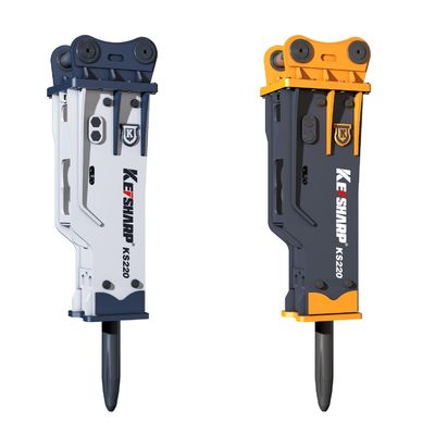 Box Type Hydraulic Breaker cho Xây dựng hạng nặng với hợp kim chống mòn và 155Mm Chisel cho hiệu suất vượt trội