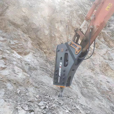 Tình trạng CE được chứng nhận 140mm hợp kim hình dạng không đều Chisel Guide Hydraulic Breaker