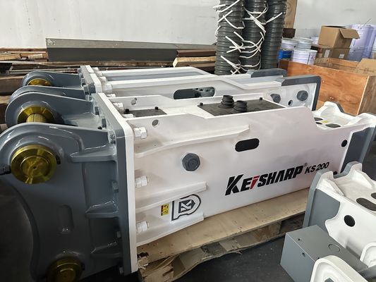 KS200 Box Type Excavator Hydraulic Breakers cho khai thác mỏ / luyện kim
