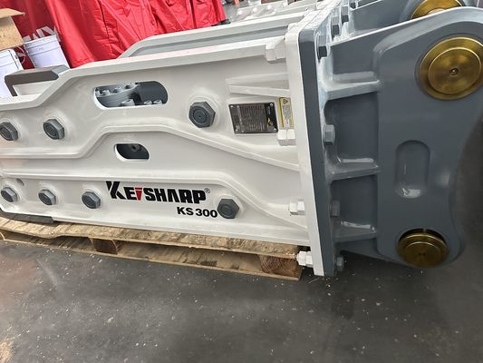 KS300 loại cao nhất Hydraulic Breaker 190mm Diameter Chisel cho 400-550bpm