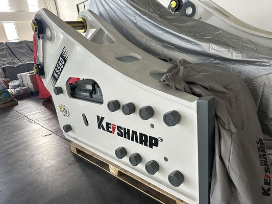 200mm Chisel KS550 Side Type Match 50-55t thợ đào Hydraulic Breaker