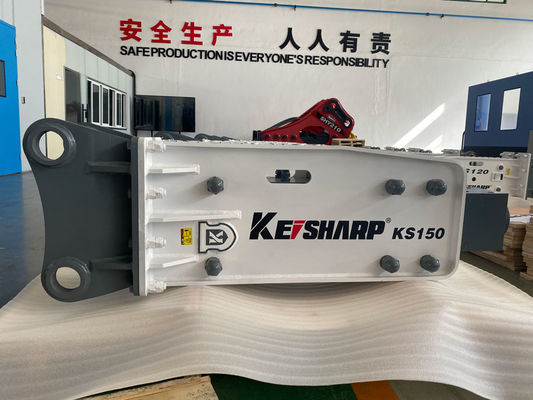 KS150 Top Type Rock Hydraulic Breaker Machine 100mm Diameter Chisel