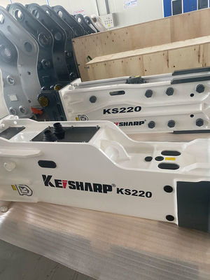 KS220 Box Type Rock Hydraulic Breaker Machine 140mm Diameter Chisel