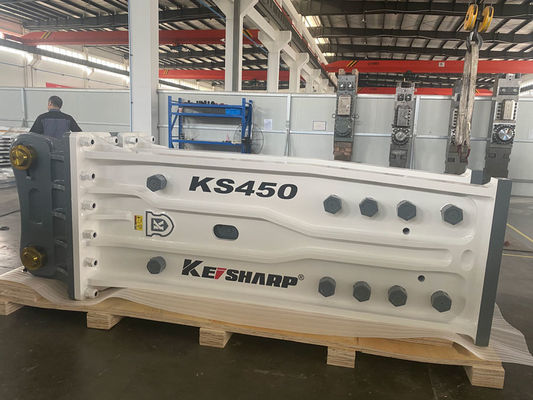 KS450 Excavator Hydraulic Rock Breaker Machine Top Type Diameter Chisel 190mm