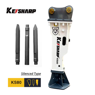KS220 Top Type 140mm Chisel Excavator Stone Breaker Machine ISO được phê duyệt