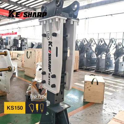 KS150 Top Type Rock Hydraulic Breaker Machine 100mm Diameter Chisel