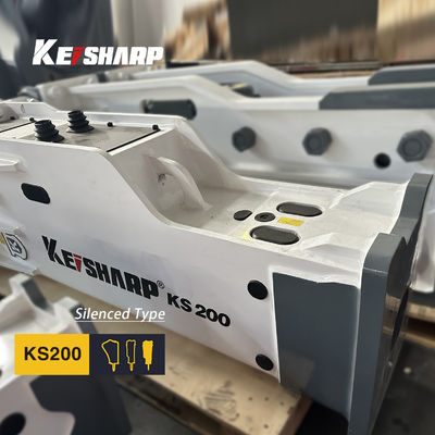 KS200 Top Type Hydraulic Breaker 135mm Diameter Chisel cho máy đào 18-22 tấn
