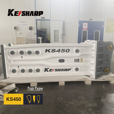 KS450 Excavator Hydraulic Rock Breaker Machine Top Type Diameter Chisel 190mm